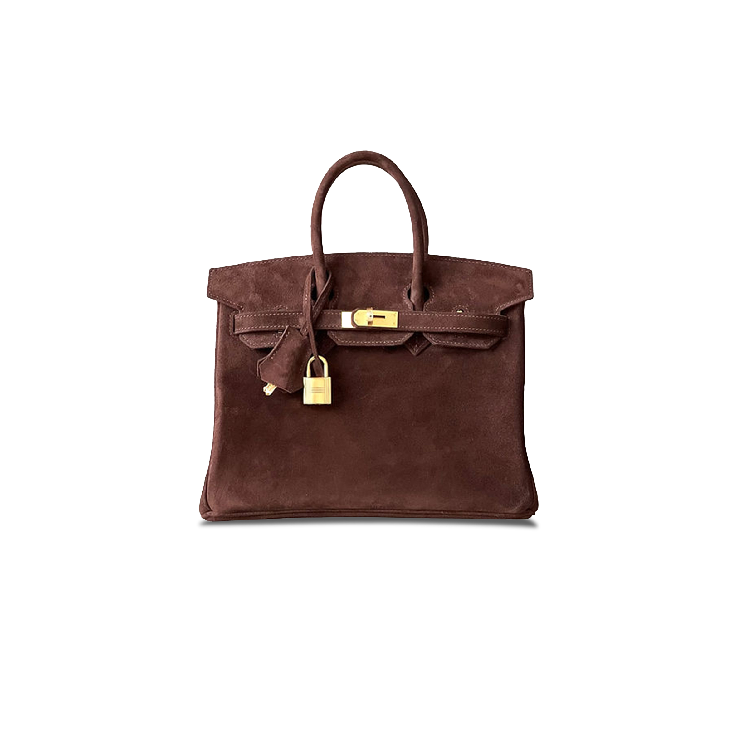 HERMES MASTER BIRKIN 30 SELLIER SUEDE GOLD BUCKLE 8489188391 (30*22*16cm)